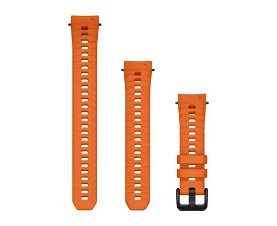 GARMIN INSTINCT E 40 MM žARIJų ORANžINėS SPALVOS SILIKONINIS DIRžELIS, 010-13397-03