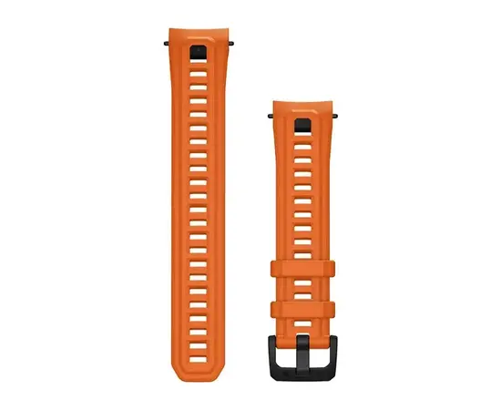 GARMIN INSTINCT E 45 MM žARIJų ORANžINėS SPALVOS SILIKONINIS DIRžELIS, 010-13398-03
