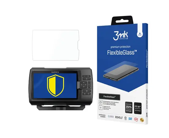 GARMIN STRIKER PLUS 7SV/CV 3MK FLEXIBLE GLASS GRūDINTO STIKLO EKRANO APSAUGA, 5903108298421