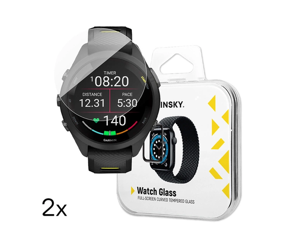WOZINSKY FULL GLUE GRūDINTAS STIKLAS GARMIN FENIX 7X, 9145576261910