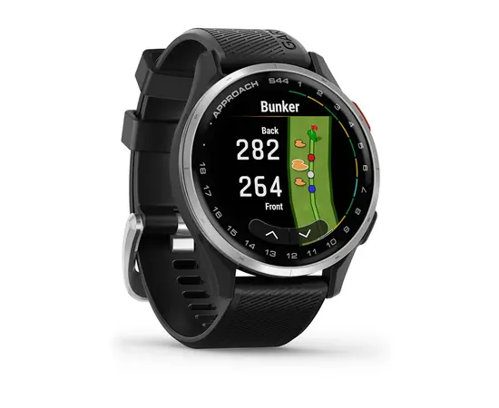 GARMIN APPROACH S44 JUODAS, 010-03009-00