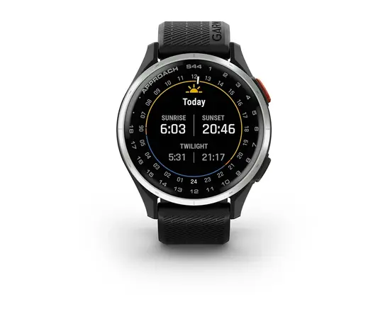 GARMIN APPROACH S44 JUODAS, 010-03009-00