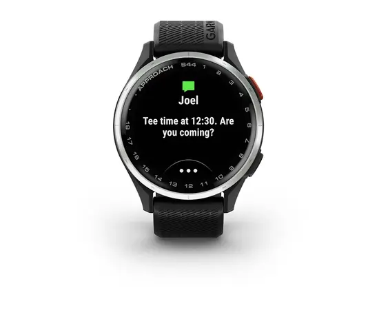 GARMIN APPROACH S44 JUODAS, 010-03009-00