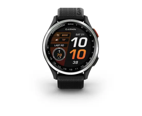 GARMIN APPROACH S44 JUODAS, 010-03009-00