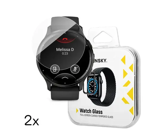 WOZINSKY FULL GLUE GRūDINTAS STIKLAS GARMIN VENU 3, 5907769366253