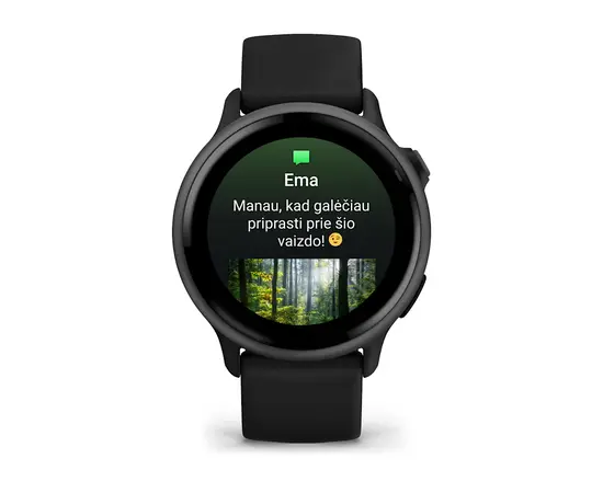 GARMIN VIVOACTIVE 6, JUODAS, 010-02985-00