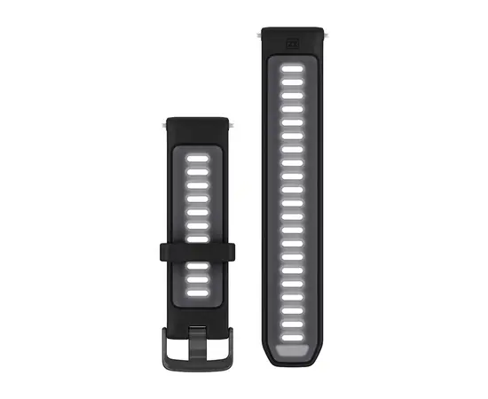 GARMIN FORERUNNER 22MM JUODAS / PERMATOMAS BALTOJO AKMENS SPALVOS, 010-11251-AM