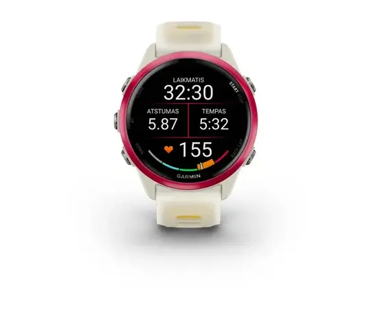 GARMIN FORERUNNER 570 - 42MM ROžINėS SPALVOS, 010-02970-02