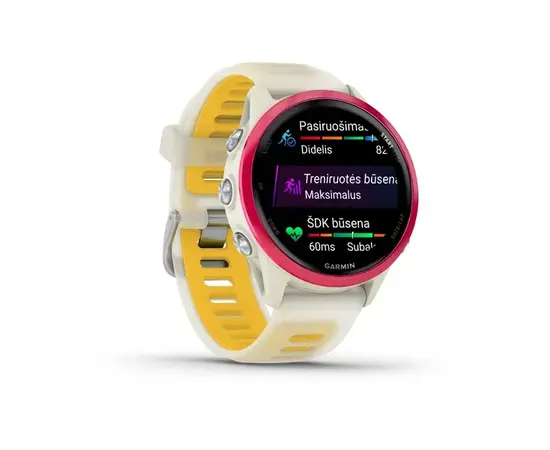 GARMIN FORERUNNER 570 - 42MM ROžINėS SPALVOS, 010-02970-02