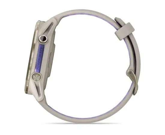 GARMIN FORERUNNER 970 šVIESIOS AUKSO SPALVOS TITANAS SU žALSVAI PILKU KORPUSU, 010-02969-12