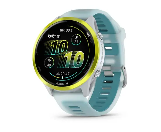 GARMIN FORERUNNER 570 - 47MM RYšKIAI GELTONOS SPALVOS, 010-02971-01