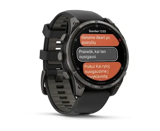 GARMIN FENIX 8 PRO 47MM, AMOLED,  PILKOS ANGLIES SPALVOS, 010-03198-01