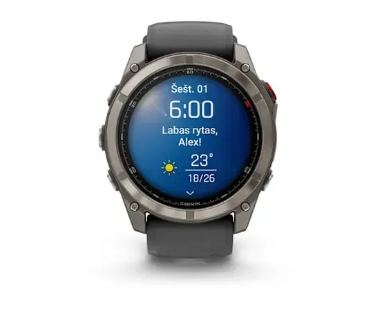 GARMIN FENIX 8 PRO 51MM, AMOLED TITANO SPALVOS, 010-03199-11