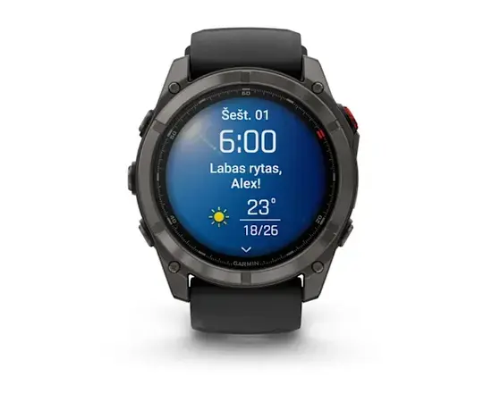 GARMIN FENIX 8 PRO 51MM, AMOLED PILKOS ANGLIES SPALVOS, 010-03199-01