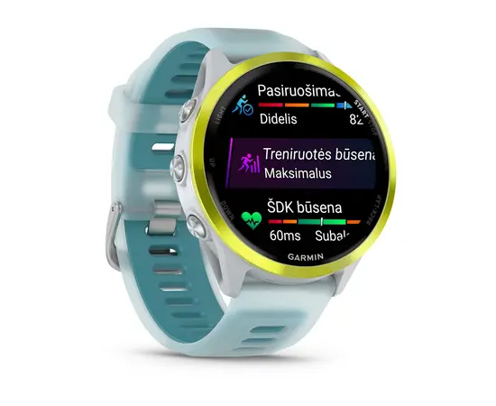 GARMIN FORERUNNER 570 - 47MM RYšKIAI GELTONOS SPALVOS, 010-02971-01