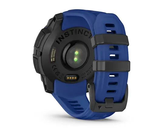 GARMIN INSTINCT 3 - 45 MM AMOLED JUODAI MėLYNAS, 010-02936-03