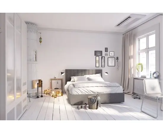 SAMSUNG BEVĖJĖS WINDFREE S2 VIENKRYPTėS KASETėS TIPO 2.6/3.3 KW šILUMOS SIURBLIO ORAS ORAS KOMPLEKTAS, AC026RXADKG/EU+AC026RN1DKG/EU+PC1NWFMAN+AR-CH01E