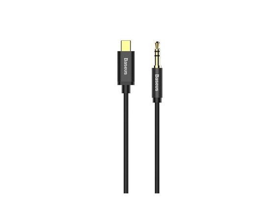 BASEUS YIVEN GARSO KABELIS USB C MINI JACK 3.5MM 1.2M - JUODAS, M01