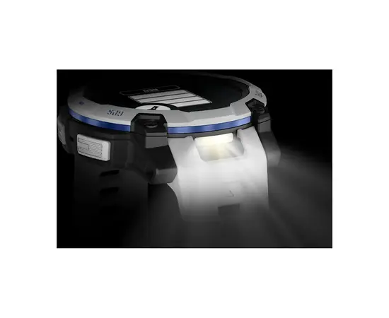 GARMIN INSTINCT 3 - 45 MM SOLAR BALTO AKMENS, 010-02934-03
