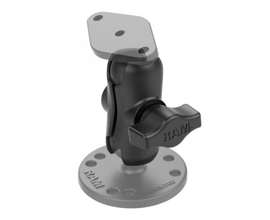 RAM DOUBLE SOCKET ARM TRUMPA JUNGIAMOJI DALIS, RAM-B-201U-A
