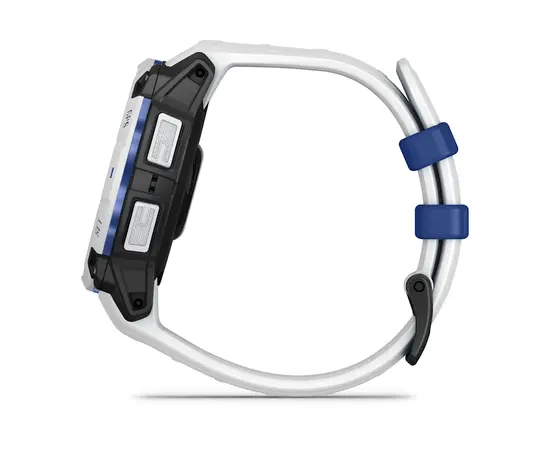 GARMIN INSTINCT 3 - 45 MM SOLAR BALTO AKMENS, 010-02934-03