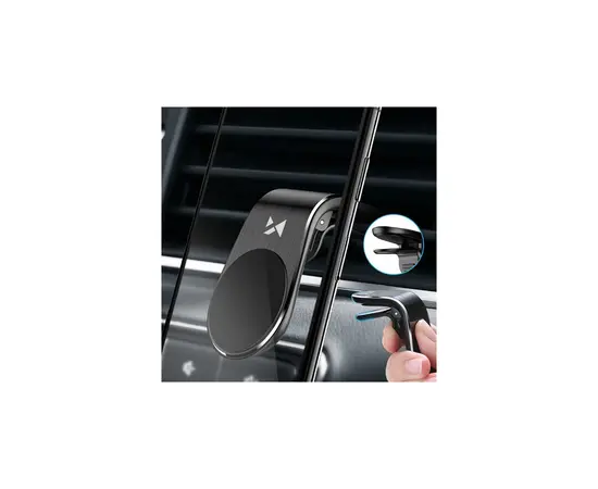WOZINSKY MAGNETINIS AUTOMOBILINIS TELEFONO LAIKIKLIS (JUODAS), WCH-02