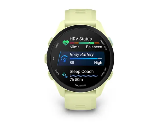 GARMIN FORERUNNER 70, CITRINų SPALVOS, 010-04307-02