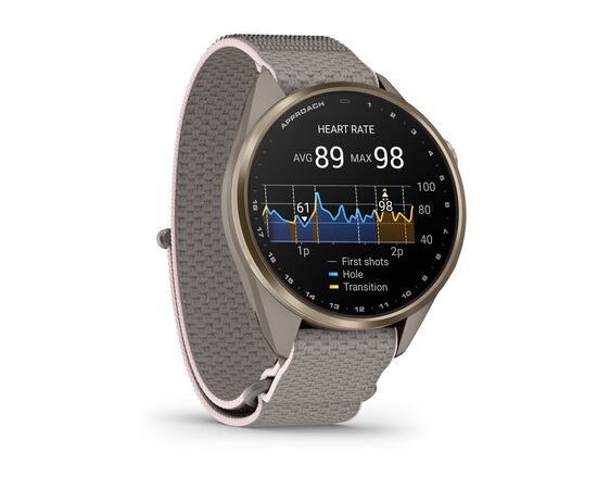 GARMIN APPROACH S72 – 43 MM šVIESIOS AUKSO SPALVOS, 010-04147-04