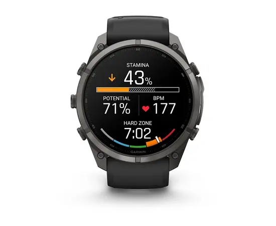 GARMIN FENIX 9 PRO 51MM – PILKOS ANGLIES SPALVOS / JUODU DIRžELIU, 010-04337-16