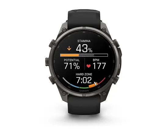 GARMIN FENIX 9 PRO 47MM – PILKOS ANGLIES SPALVOS / JUODU DIRžELIU, 010-04336-16