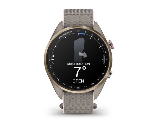 GARMIN APPROACH S72 – 43 MM šVIESIOS AUKSO SPALVOS, 010-04147-04