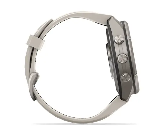 GARMIN FENIX 9 PRO 43MM – TITANO SPALVOS RūKO / SMILTAINIO DIRžELIU, 010-04335-86