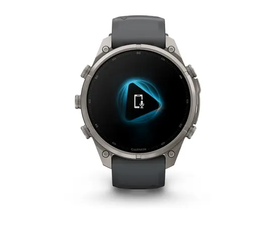 GARMIN FENIX 9 PRO 47MM – TITANO SPALVOS GRAFITO / JUODU DIRžELIU, 010-04336-26