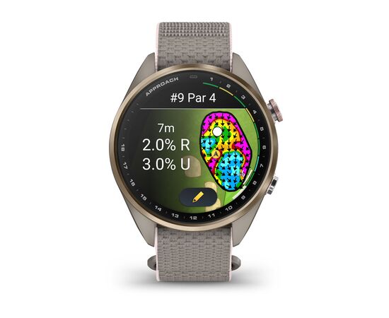 GARMIN APPROACH S72 – 43 MM šVIESIOS AUKSO SPALVOS, 010-04147-04