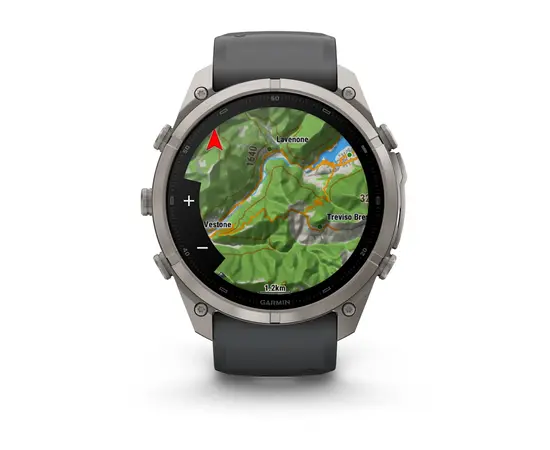 GARMIN FENIX 9 PRO 51MM – TITANO SPALVOS GRAFITO / JUODU DIRžELIU, 010-04337-26