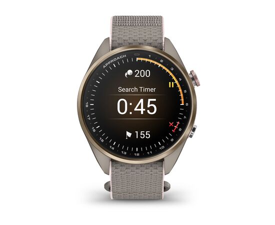 GARMIN APPROACH S72 – 43 MM šVIESIOS AUKSO SPALVOS, 010-04147-04
