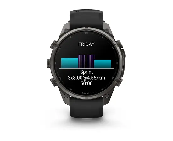 GARMIN FENIX 9 PRO 47MM – PILKOS ANGLIES SPALVOS / JUODU DIRžELIU, 010-04336-16