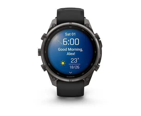 GARMIN FENIX 9 PRO 47MM – PILKOS ANGLIES SPALVOS / JUODU DIRžELIU, 010-04336-16
