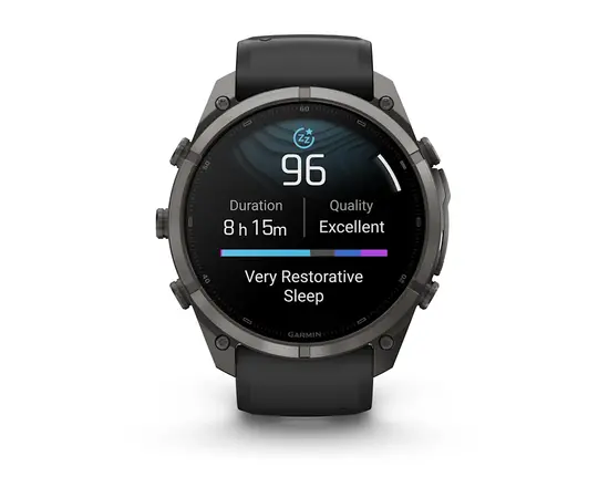 GARMIN FENIX 9 PRO 51MM – PILKOS ANGLIES SPALVOS / JUODU DIRžELIU, 010-04337-16
