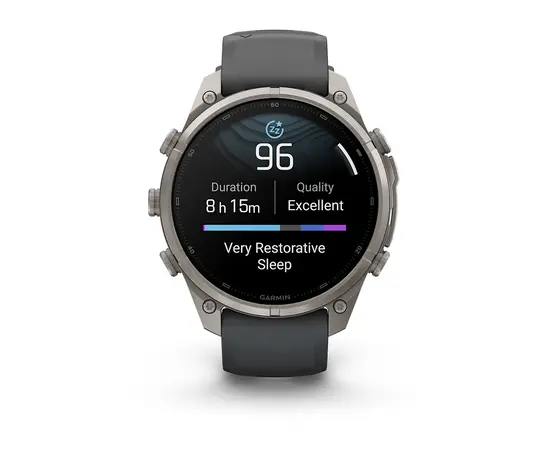 GARMIN FENIX 9 PRO 47MM – TITANO SPALVOS GRAFITO / JUODU DIRžELIU, 010-04336-26