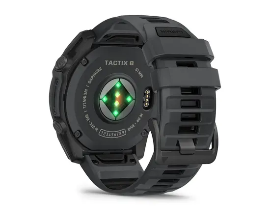 GARMIN TACTIX 8 - 51 MM, AMOLED CERAKOTE, PILKOS SKALūNO SPALVOS [PAžEISTA PAKUOTė], 010-04553-01