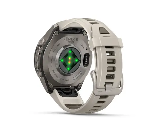 GARMIN FENIX 9 PRO 43MM – TITANO SPALVOS RūKO / SMILTAINIO DIRžELIU, 010-04335-86