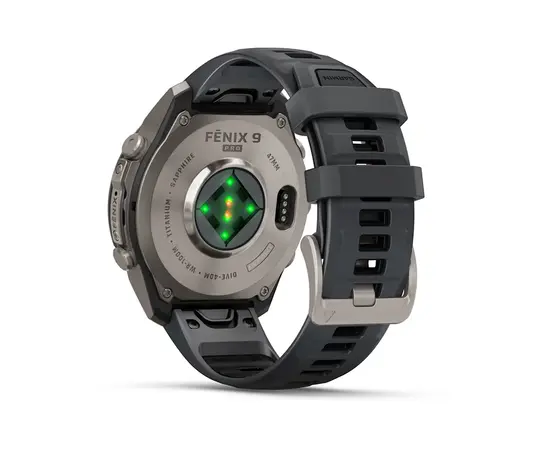 GARMIN FENIX 9 PRO 47MM – TITANO SPALVOS GRAFITO / JUODU DIRžELIU, 010-04336-26