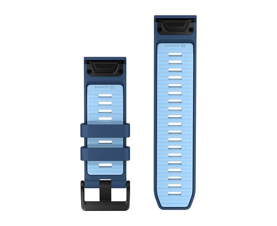 GARMIN QUICKFIT 26MM MELSVA / LEDO MėLYNA RAIžYTA SILIKONINė APYRANKė, 010-14508-00