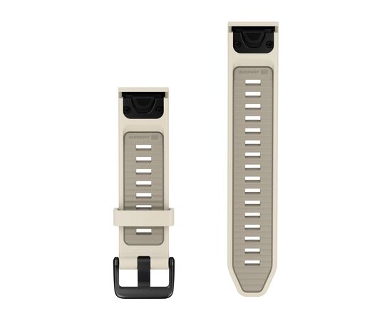 GARMIN QUICKFIT 20 MM KREMINė/žALSVAI PILKA SILIKONINė APYRANKė, 010-14506-04