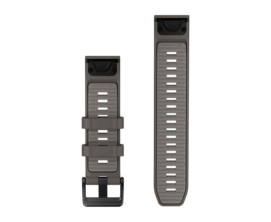 GARMIN QUICKFIT 22MM žVIRGžDO / SIDABRO PILKA SILIKONINė APYRANKė, 010-14509-00