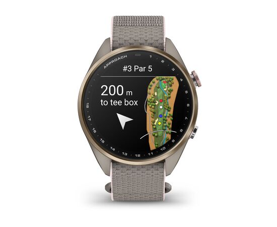 GARMIN APPROACH S72 – 43 MM šVIESIOS AUKSO SPALVOS, 010-04147-04