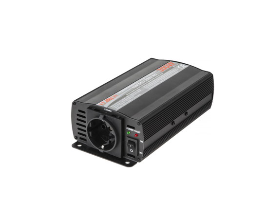 KEMOT įTAMPOS KEITIKLIS AUTOMOBILIUI 12 V DC / 230 V AC 300W, URZ3161